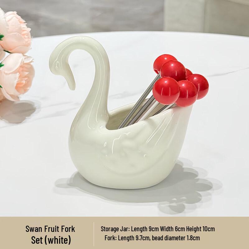 Qiwei Unicorn Ceramic Fruit Fork