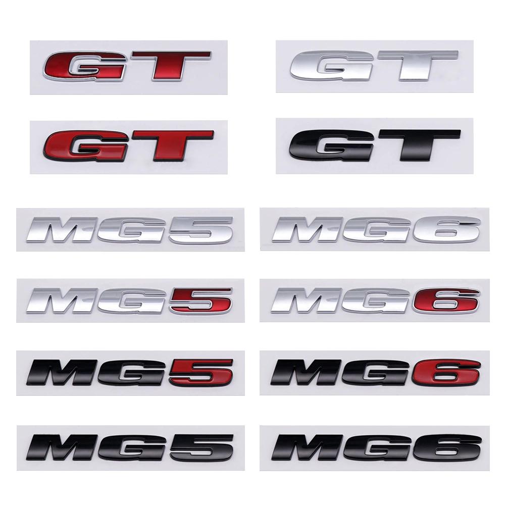 1Pc MG Car Rear Trunk Sticker ABS Material Emblem Decal for GT MG6 MG5 Logo Models - OEM Style Exterior Body Badge