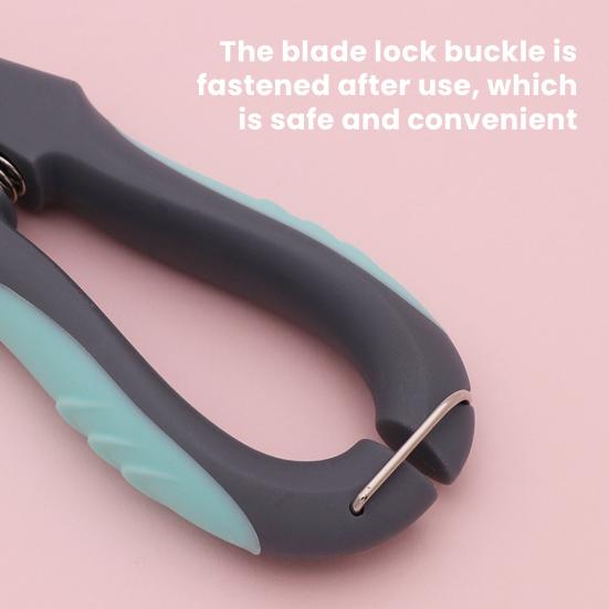 Pet Nail Clippers Portable Pet Nail Trimmer Safe Cat Nail Clippers with Safety Guard To Avoid Overcutting Grooming Tool for Cats Dogs
