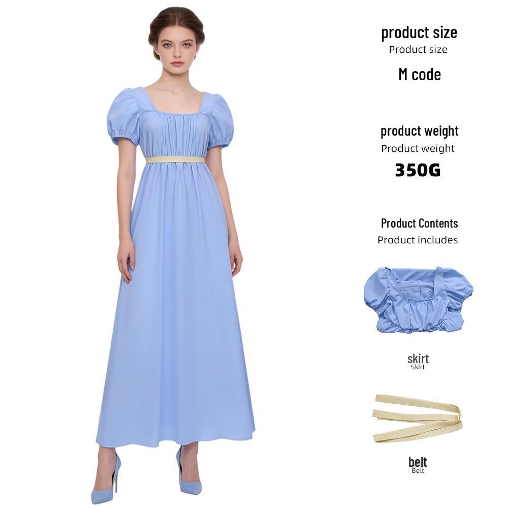 

Victorian High-Waisted Regency Cosplay Ball Gown Child 140