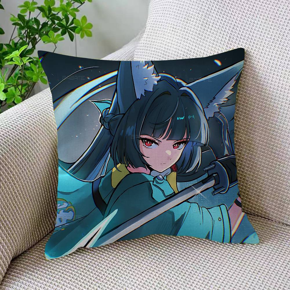 Zenless Zone Zero Hoshimi Miyabi Pillow Gift Home Office Decoration Pillow Bedroom Sofa Car Cushion CoverPillow Case