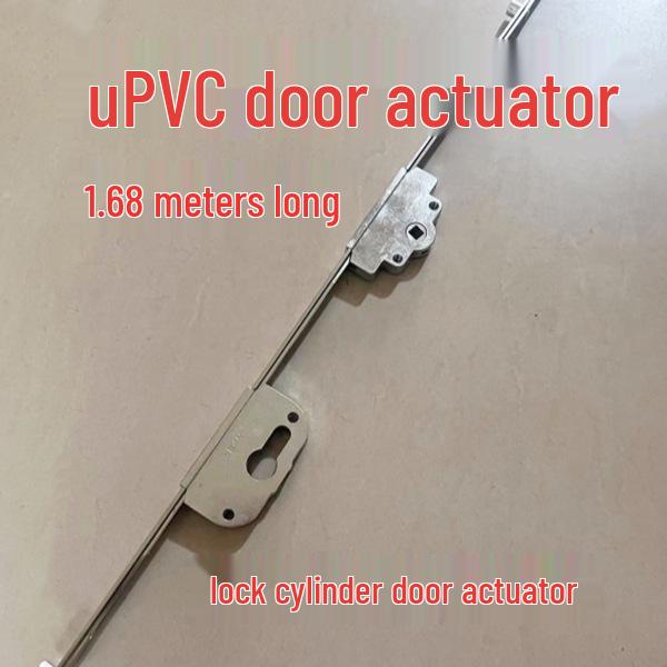 Motoriduttore per Porta a Battente in uPVC da 1,68 m con Serratura a Cilindro per Porte da Balcone