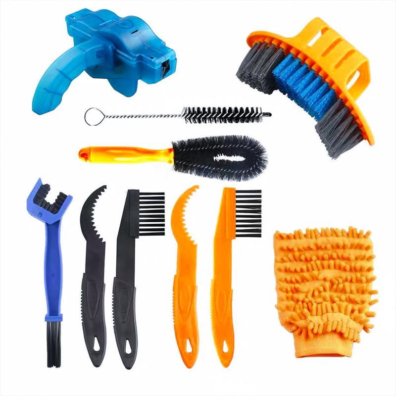 

Bicycle Cleaning Tool Kit Mountain Bike Chain Brush Outdoor Cycling Maintenance Accessories Bicycle Wash Set Durable Easy to Use