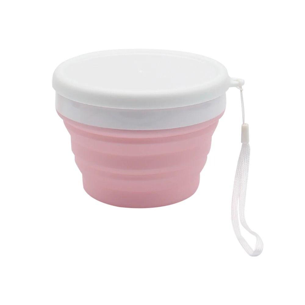 Food Grade Portable Food Container Reusable Folding Lunch Box BPA-Free Camping Salad Dish  Outdoor