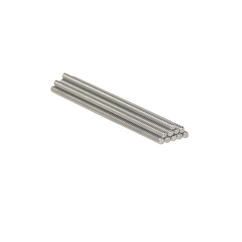 LINK CNC 304 Stainless Steel Trapezoidal Lead Screw, T3.5, Pitch 1.2mm, Lead 2.4mm.