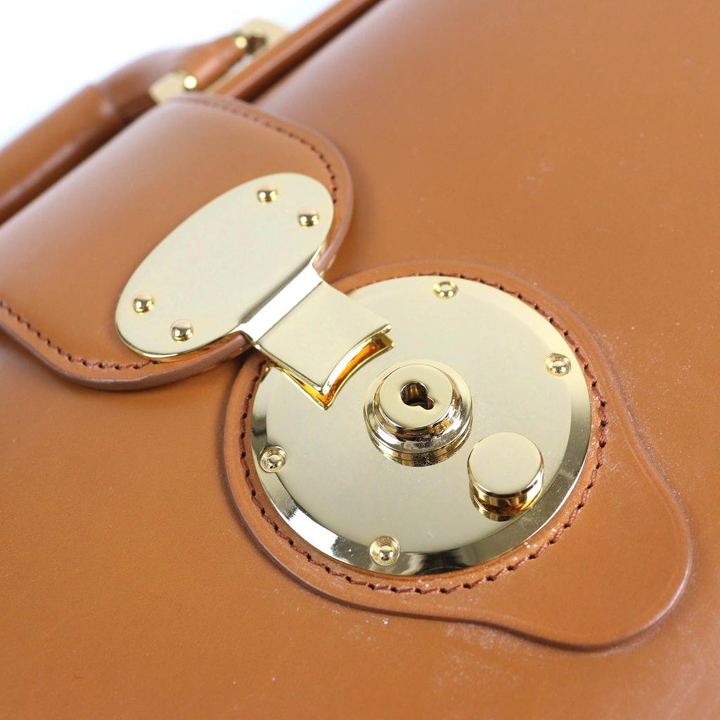 CIMABUE Business bag Alexander Dulles Bag Bridle leather Camel leather Used