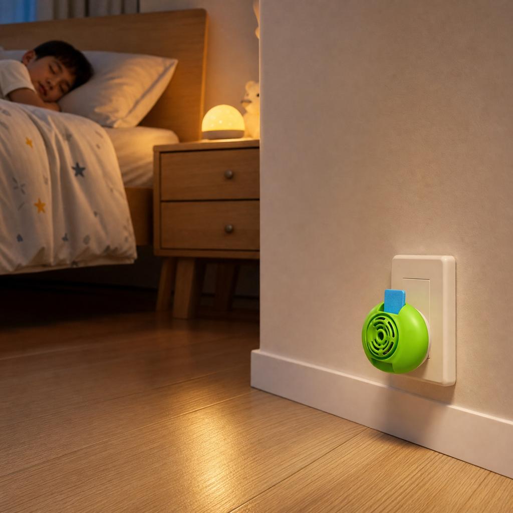 Electric Mosquito Repellent Heater 4W Rated Power Plug-In Device for Heating Mosquito Repellent Mats Suitable for Indoor Use