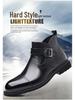 Men’s Genuine Leather Chelsea Boots - Business Formal, Retro British Style, Motorcycle Rider, Short Boots