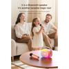 Haut-parleur Bluetooth Portable Sans Fil avec Microphone – Système Karaoké Tout-en-Un pour la Maison, l'Extérieur et le Chant (Prend en charge les basses et la carte mémoire)