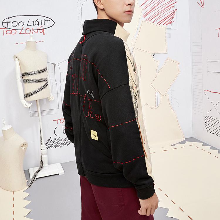 Puma X Michael Lau Collab High Neck Sports Jacket Unisex Jackets Eggnog 530355-75