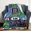 Happy 17Th Birthday Celebration Customize Your Name Blankets Are Warm Soft Blankets Perfect For Naps Sofas And Relaxation They Also Make Great