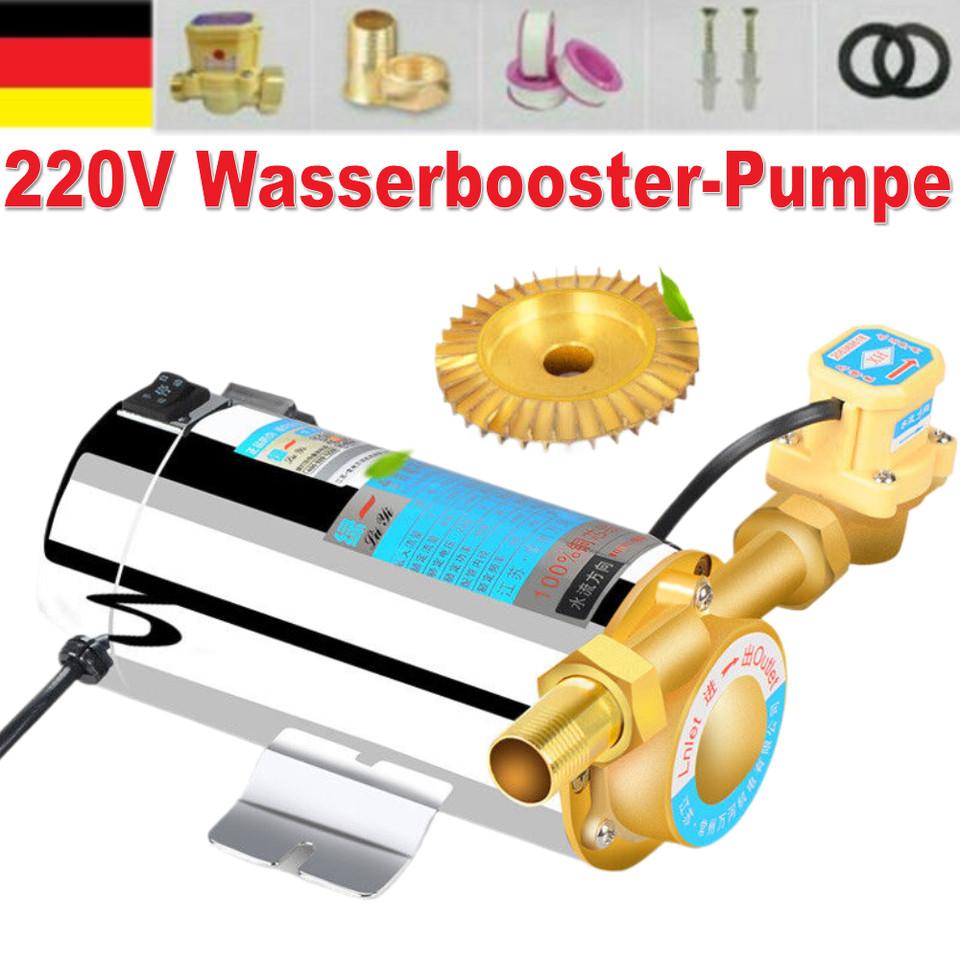220V 100W Water Booster Pump Pressure Boosting Pump Automatic Booster Pump