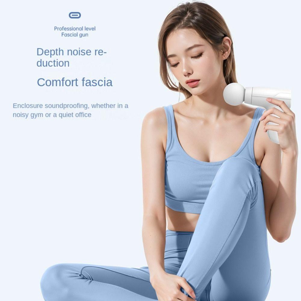 Handheld Deep Tissue Massager Electric Deep Tissue Massagegun Electric Fascia Massager  Men