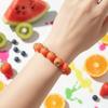 Resin Summer Dopamine Wrist Jewelry Cartoon Y2K Beaded Bracelet  Y2K Fashion Girls