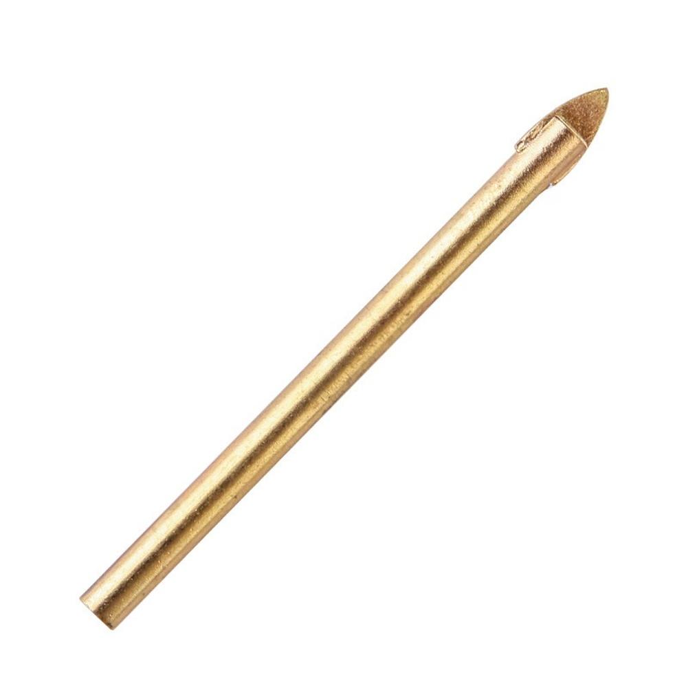 10pcs 6mm Glass Drill Bits Glass Hole Opener Alloy Triangular Drill Bits For Tiles Marble Mirrors Glass Drilling
