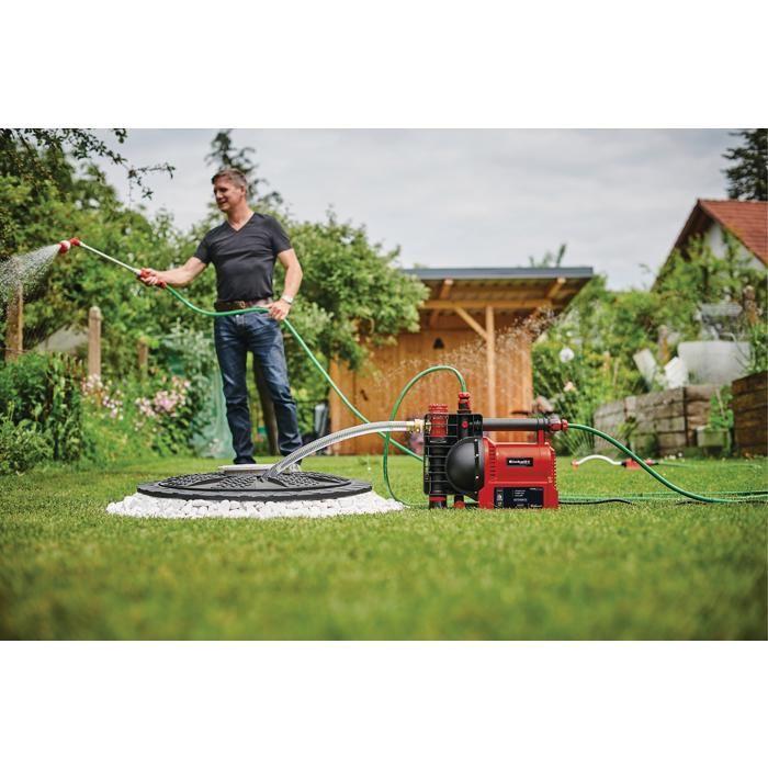 Einhell pompe d'arrosage automatique ge-aw 1042 fs (1 050 w, indicateurs de niveau d’eau/d’encrassement/d’aspiration)