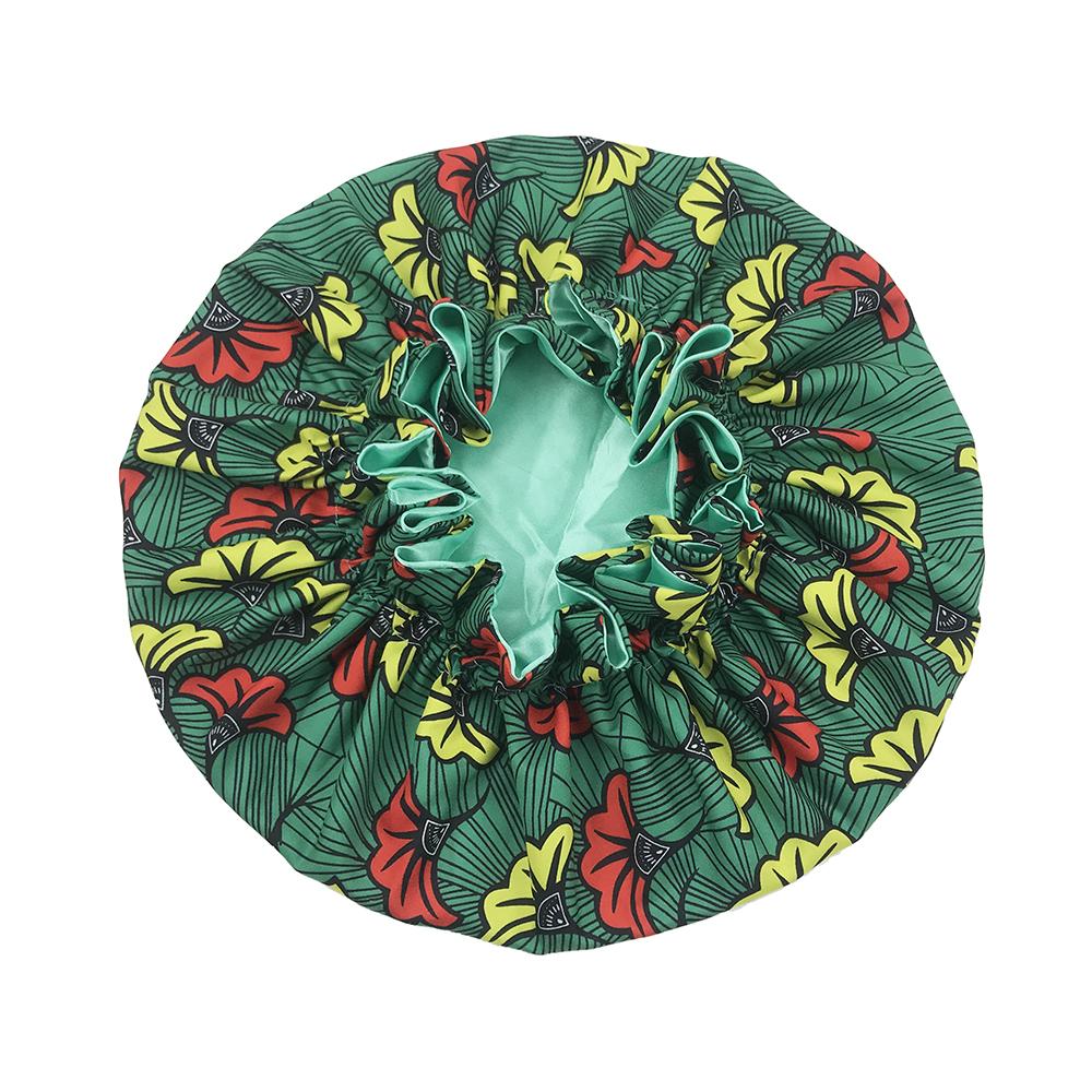 Double Layer Silky Satin Bonnet Women Sleeping Cap Large Reversible Satin Linned Night Sleep Headwrap Hat Hair Wrap Accessories