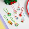 Christmas Tree Decoration Cartoon Acrylic Bag Pendant Girl Keychain Pendant Earphone Cover Backpack Ornaments Kid Christmas Gift