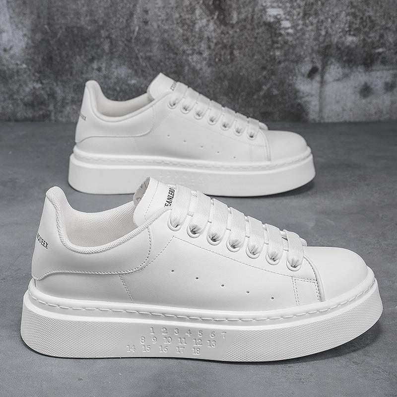 McQueen men's shoes autumn niche design sense versatile casual board shoes trendy brand advanced sense sports platform white tide shoes