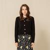 Ra_On Basic Logo Knit Cardigan (Bk)