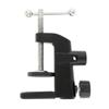 2-IN-1 Table Mount Clamp Heavy Duty Metal Mic Clamp Holder for Microphone Suspension Arm Stand Holder