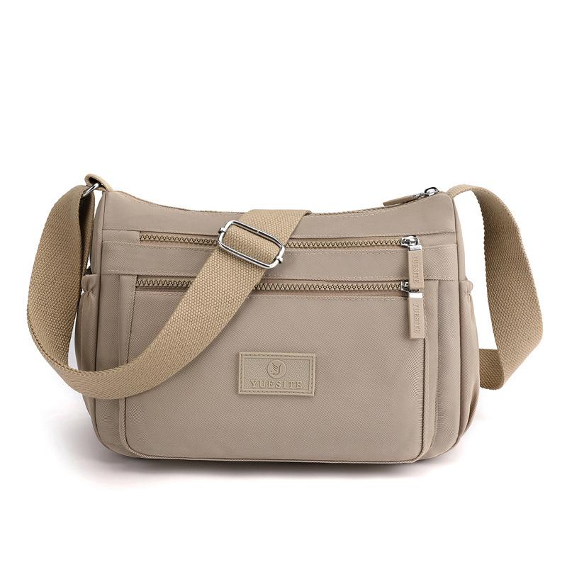 Lightweight Crossbody Bag Multi-Pocket Shoulder Bag Nylon Women's Bag