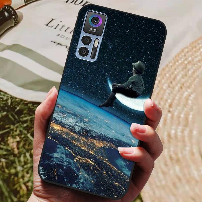 For TCL 30 Plus Case T676K T676J Cover Wolf Lion Shockproof Phone Cases For TCL 30 5G T776H Black Silicone For TCL30 30 Cover