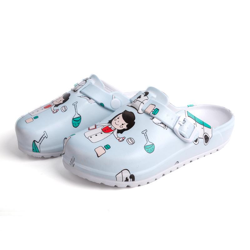 New Women's Fashionable Slip-On Slippers Elegant Black-Gray Butterfly Watermark Wedge Heel with Durable Soft Sole Comfortable Fo