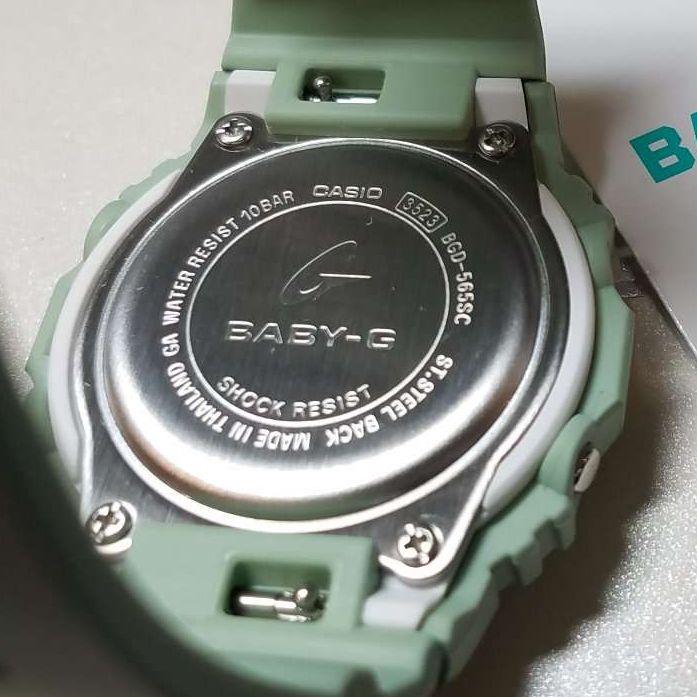 CASIO Baby-G BGD-565SC-3JF BGD-565 Series Quartz Casual Flower color Spring Pearl light Green Wrist Watch For Woman