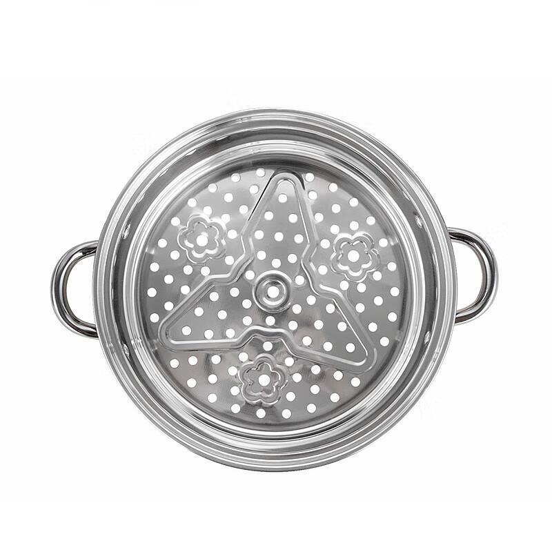 DEBORNER 304 Stainless Steel 2-Layer Steamer Soup Pot 26cm