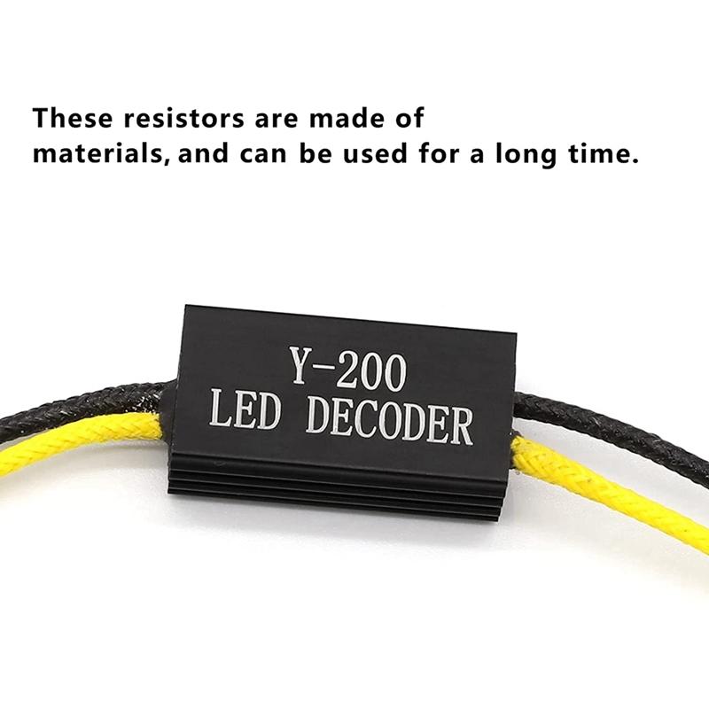 12V Motorcycle LED Load Resistor LED Decoder LED Indicator Flasher Turn Signal Fault Eliminator For Motorcycle Scooter