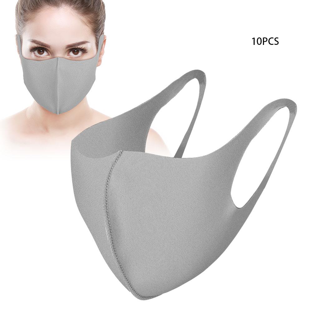10pcs Reusable Mouth Muffle Dust Proof Sun Block Breathable Mouth Guard