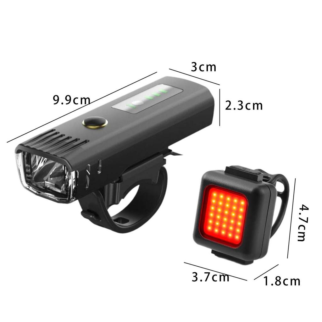 Bicycle Front Rear Lights Bike Light Set Accessories Portable Cycling Lamp Headlight Taillight