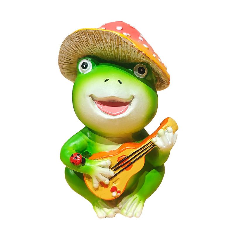 Creative Micro Landscape Courtyard Garden Cute Animal Home Office Desk Decoration Frog Ornament