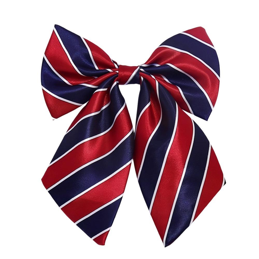 Korean Style Women Necktie Stripe Ladies Neck Wear Fashion Cravat Bank Teller