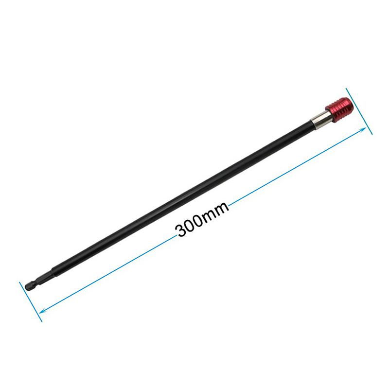 

1/3 шт. Шестигранная ручка Красный Удлиненный Быстросъемный Самоблокирующийся Удлинитель Удлинитель 300 мм Инструмент-удлинитель для отвертки