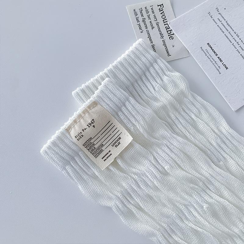 Women's Summer Thin Cotton Breathable Sweet Ballet Pile Socks