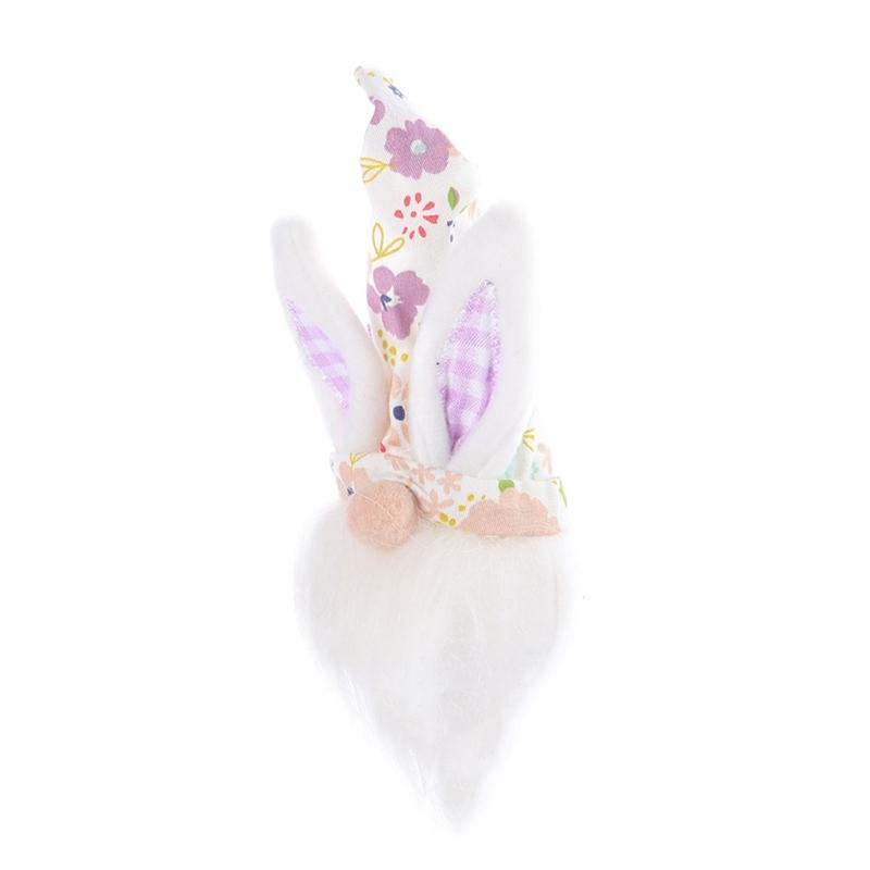 

Festive Easter Rabbit Decoration Luminous Scandinavian Gnome Doll Ornament for Home Decor Parties, and Gift Giving фиолетовый