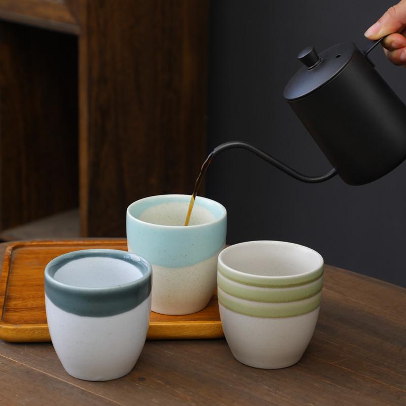 Xiaoqing Frischluft Keramiktasse Nachmittagstee Wasserbecher Hochwertig Konzentrierter Kaffeebecher Einfacher Stil Lässige Tasse