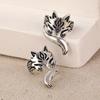 Zinc Zinc Alloy Cat Ear Clip Ear Hook Ear Cuff Creative Animal Earrings  Party