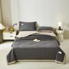 Class A Corrugated Yarn Pure Cotton Jacquard Summer Quilt Air Conditioner Quilt Summer Cool Quilt Four-piece Single Dormitory