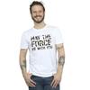 Star Wars Mens May The Force Infill T-Shirt