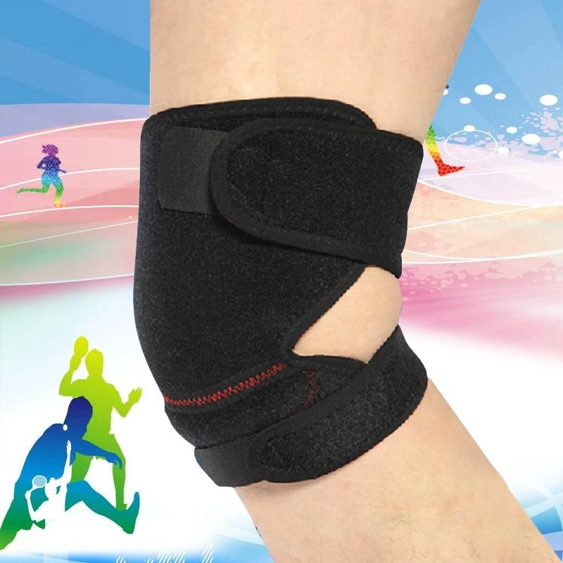 Sports Kneecaps Velcro Adjustable Size Convenient Protective Knee Running Climbing Cycling Blue Football Row Neutral
