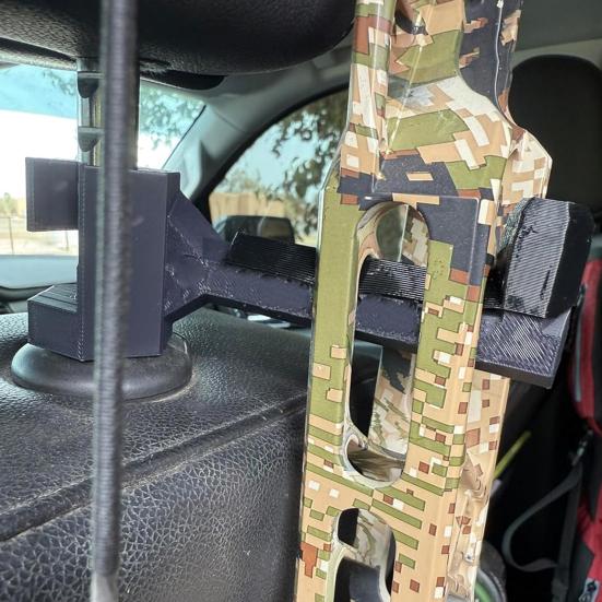 Truck Bow Hanger Compound Bows Headrest Mount Easy Installation Archery Accessory Holder for Most