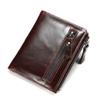 Men's Genuine Leather Wallets Multifunction Card Holder Vintage Short Wallet Business Clutch Bags