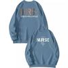 European Front & Back Print Nurse Inspire Love Heal Women's Versatile Hoodie