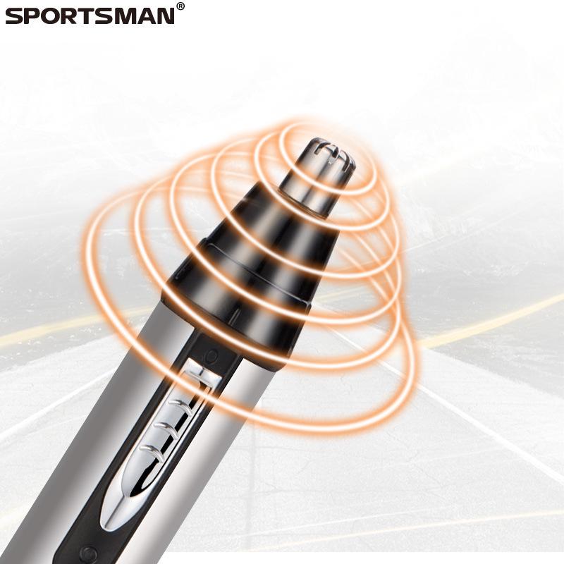 SPORTSMAN SM-418 Men's Electric Nose, Eyebrow, and Sideburn Trimmer