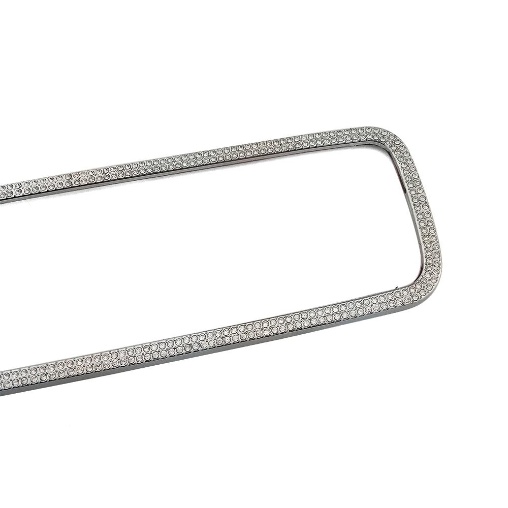 For Mercedes Benz E Class W213 2016-2019 Interior Rearview Rear View Mirror Cover Trim Sticker Artificial Crystal Diamond Decal