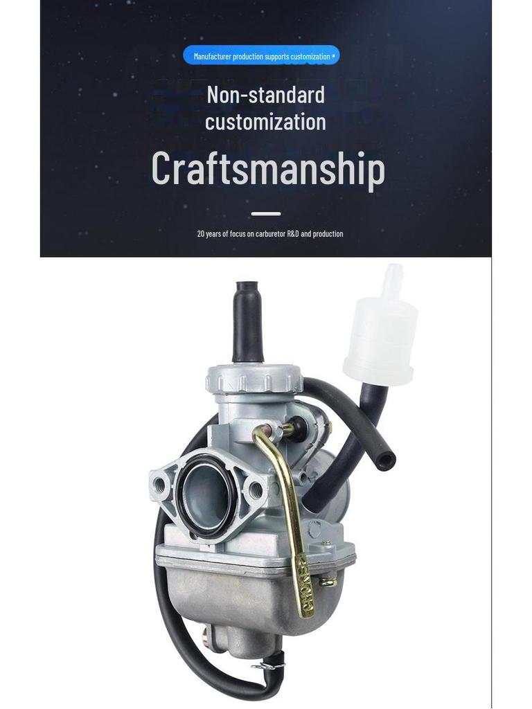 Karburátor PZ20 pro 49cc-125cc ATV a motokrosová kola