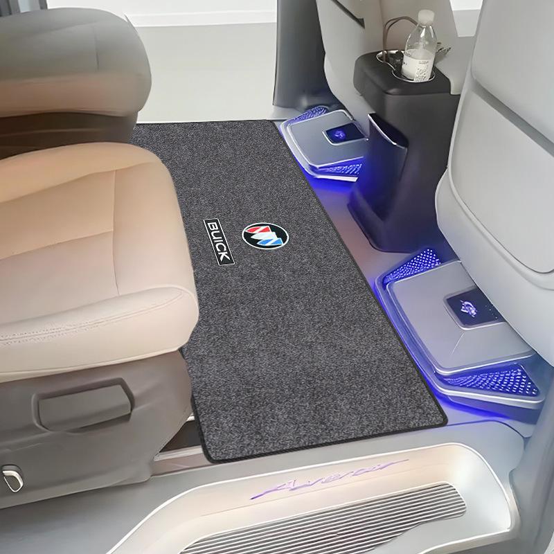 Buick GL8 Land Shang Middle Row Carpet Floor Mats - Custom Interior Wooden Foot Pads